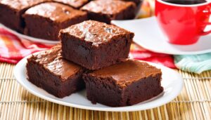 コーヒーとブラウニー