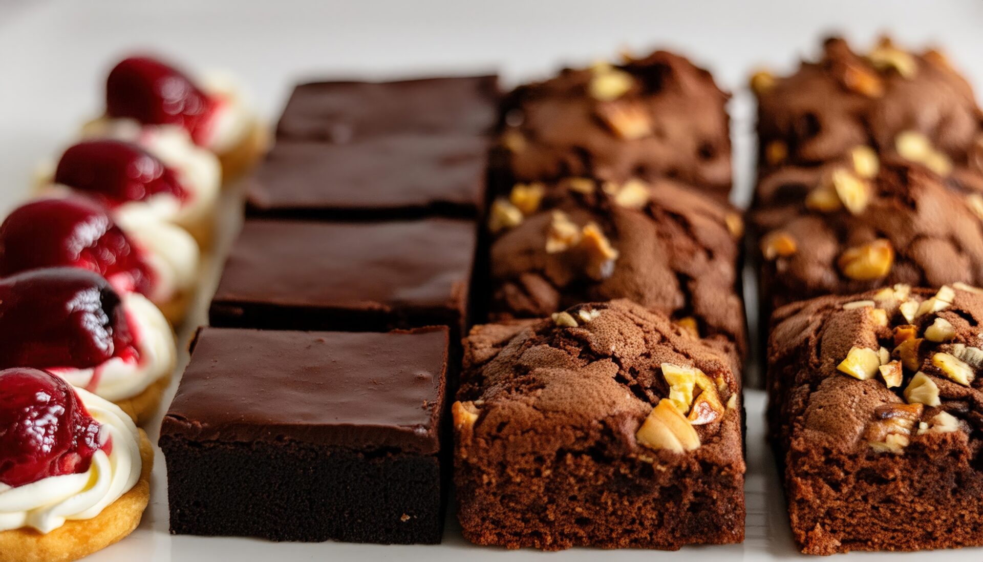 チョコブラウニーとタルト