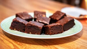 チョコレートブラウニーの盛り合わせ