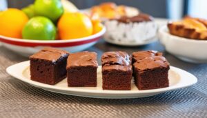フルーツと焼き菓子のプレート