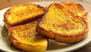 フレンチトースト盛り付け