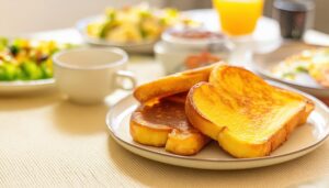 フレンチトーストのモーニング