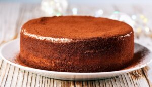 ガトーショコラのクローズアップ