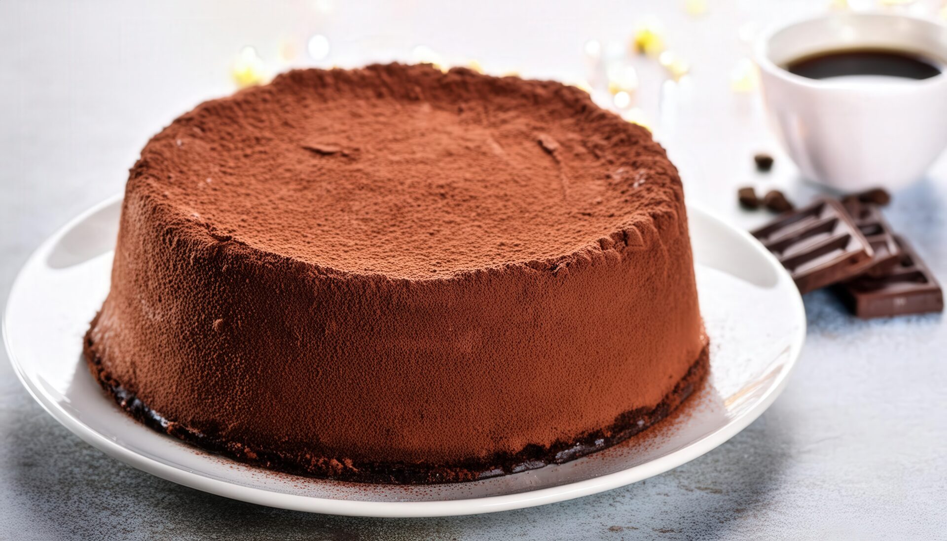 ガトーショコラとコーヒー