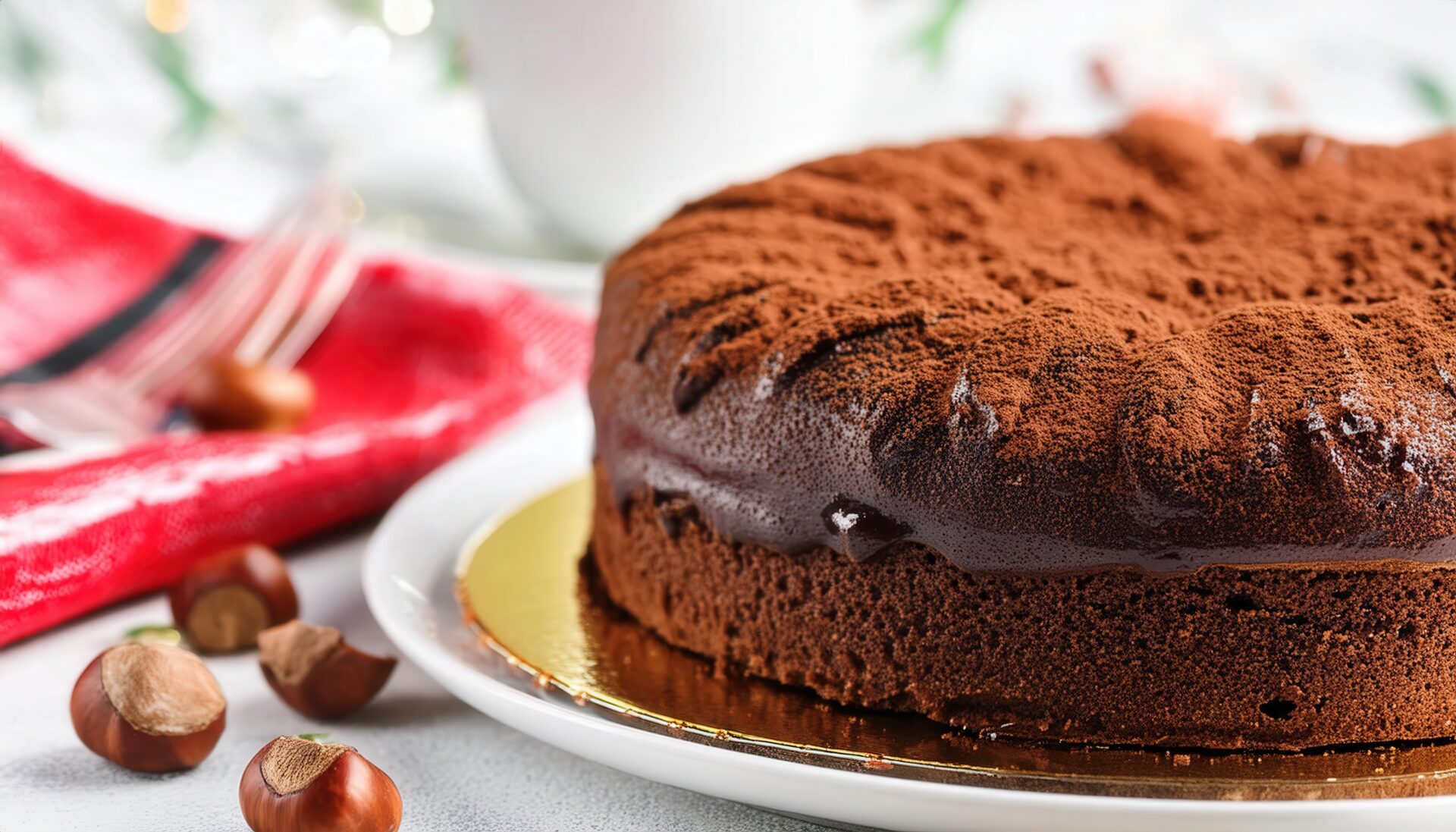 ガトーショコラとヘーゼルナッツ