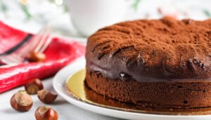 ガトーショコラとヘーゼルナッツ