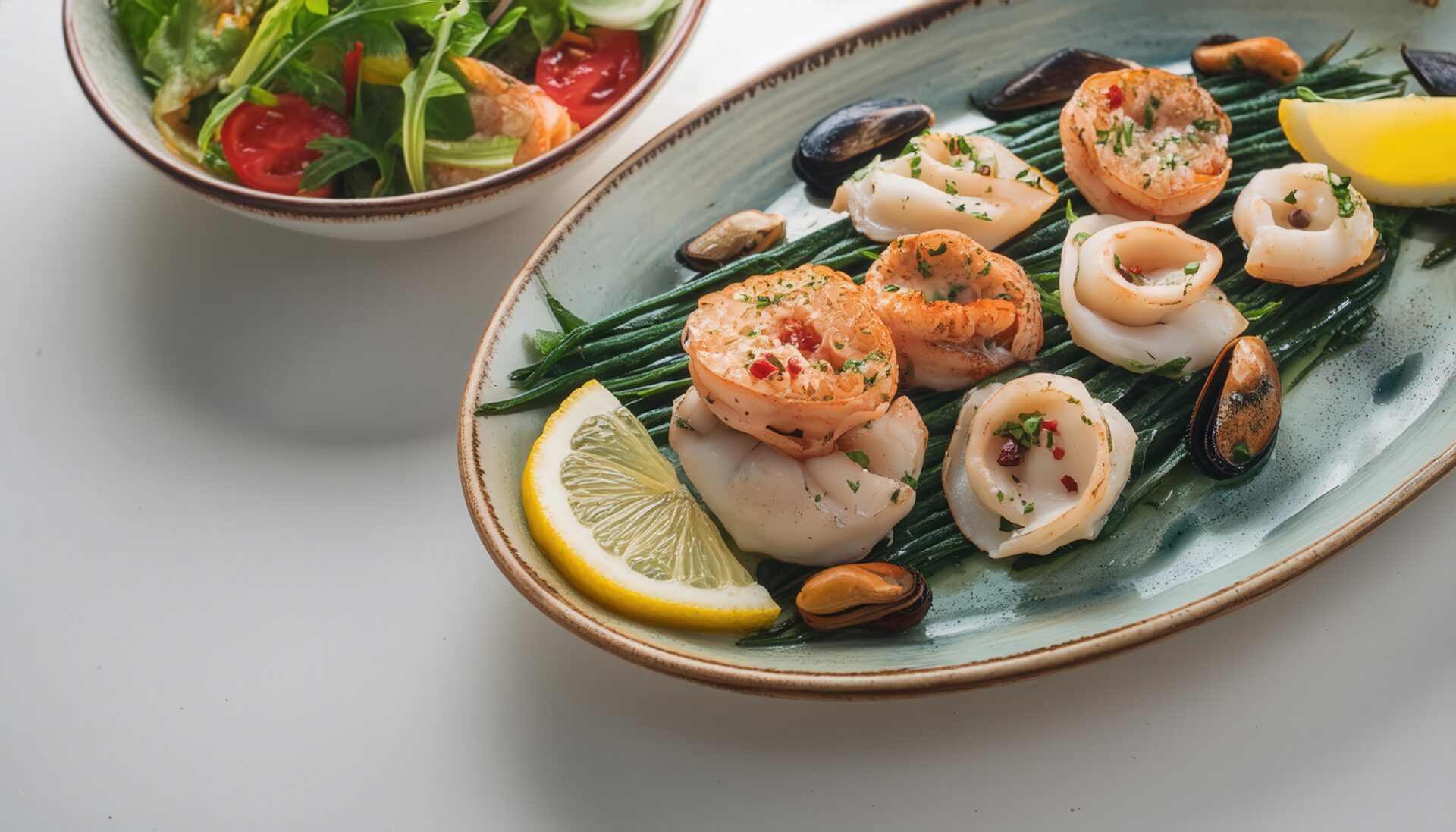 シーフードグリルプレート