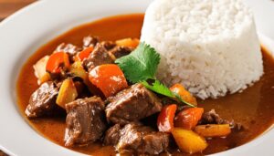 ワンプレートのビーフシチュー