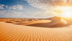 柔らかい光の砂丘