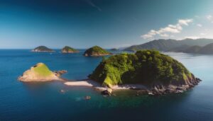 群島と海のパノラマ