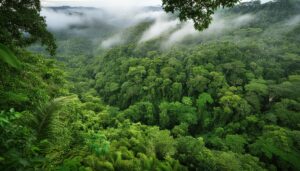熱帯雨林の深緑