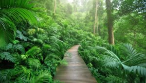 ジャングルの遊歩道