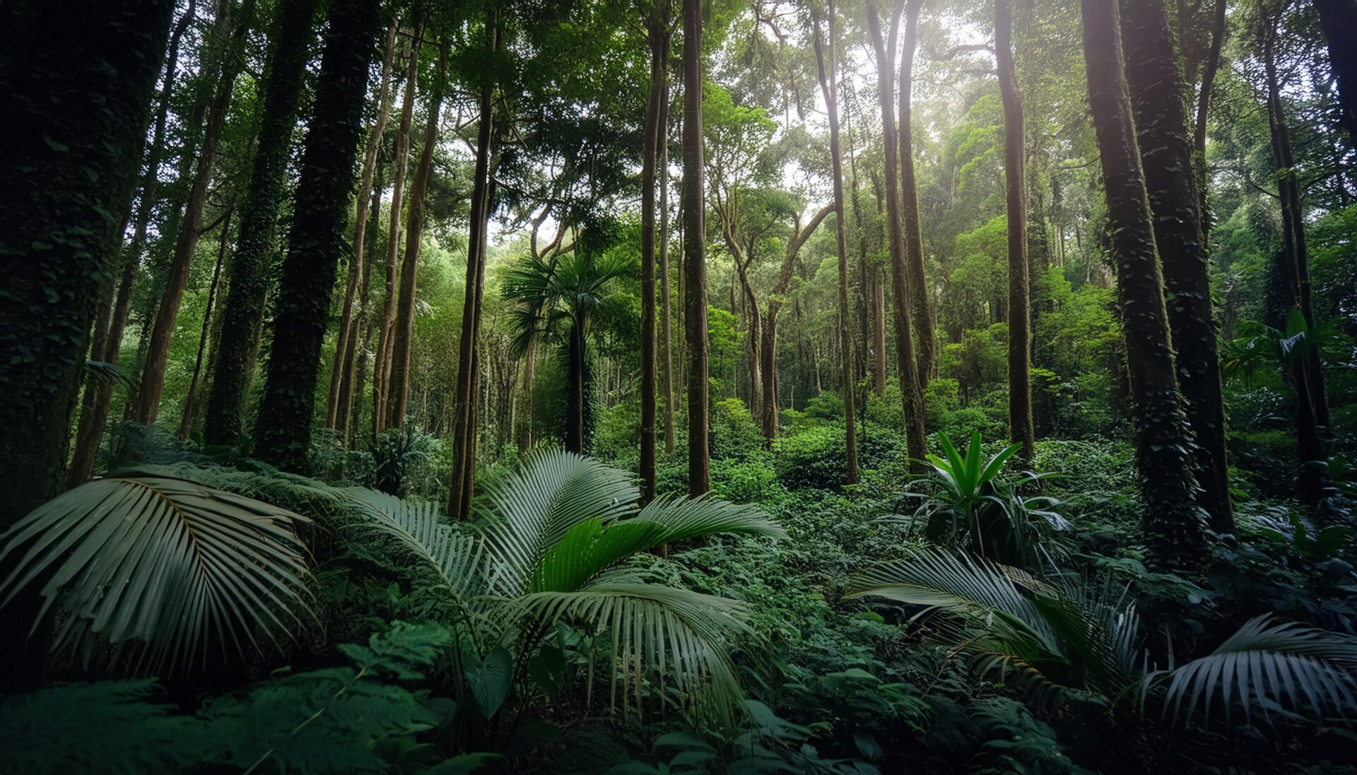 ジャングルの密林