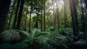 ジャングルの密林