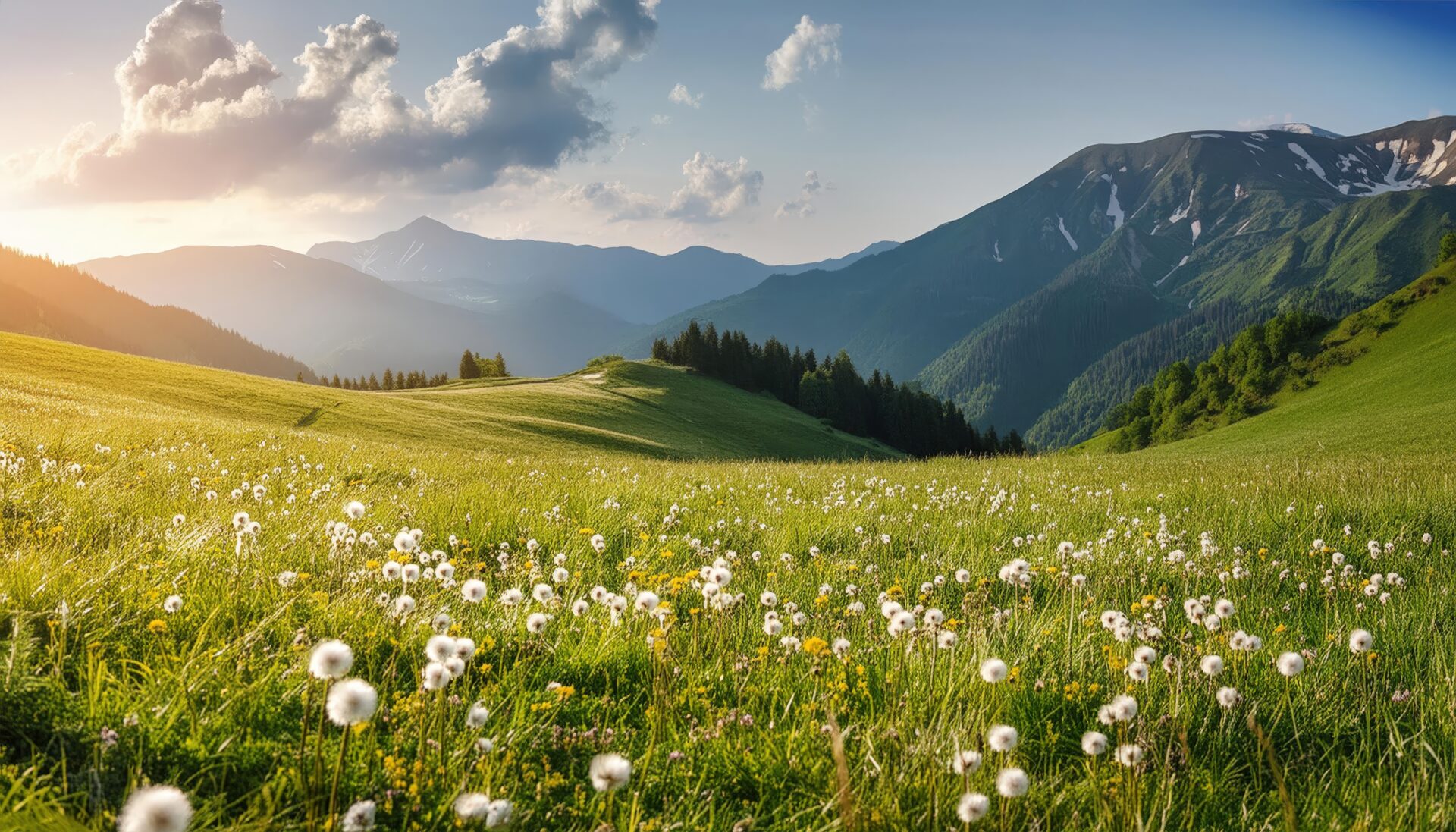 高原のたんぽぽ