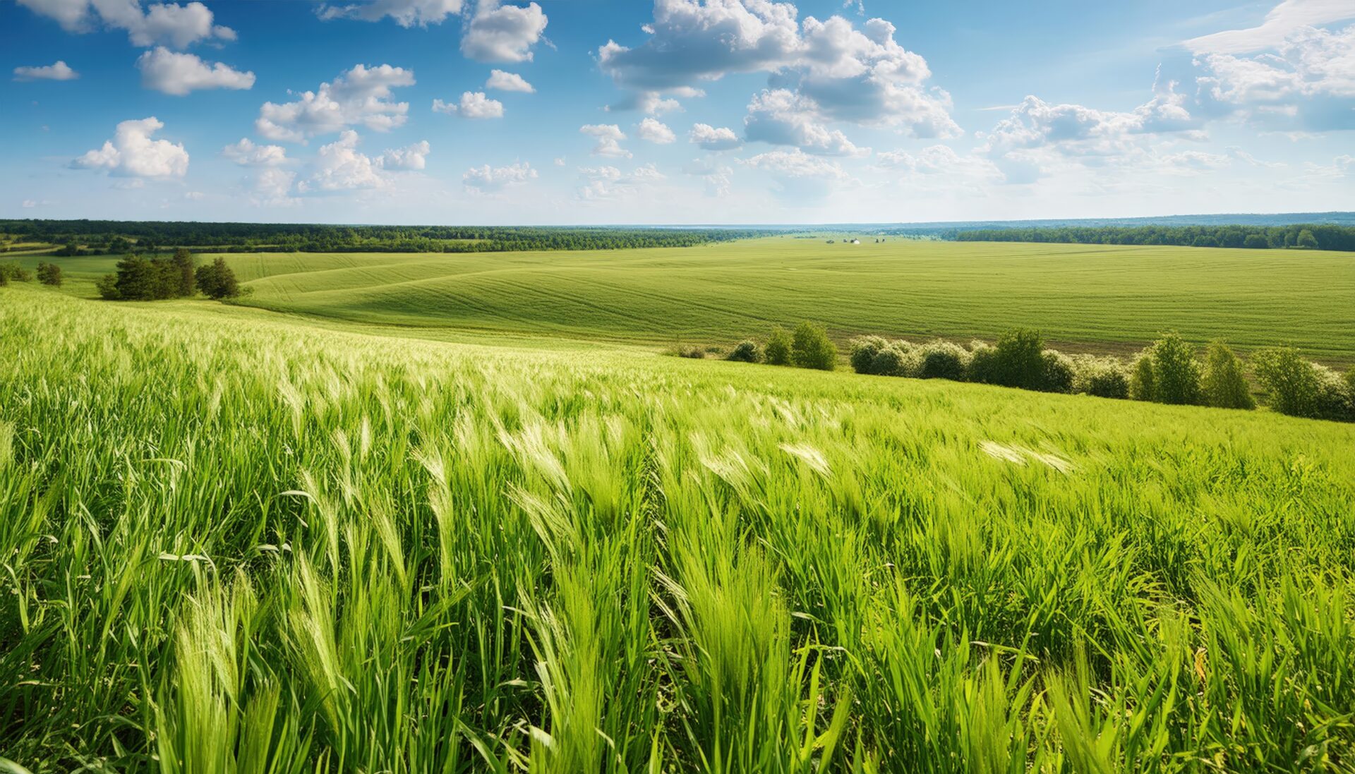 風に揺れる草原