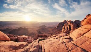 砂漠のパノラマ