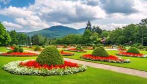 色鮮やかなガーデン