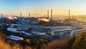 広大な工場地帯