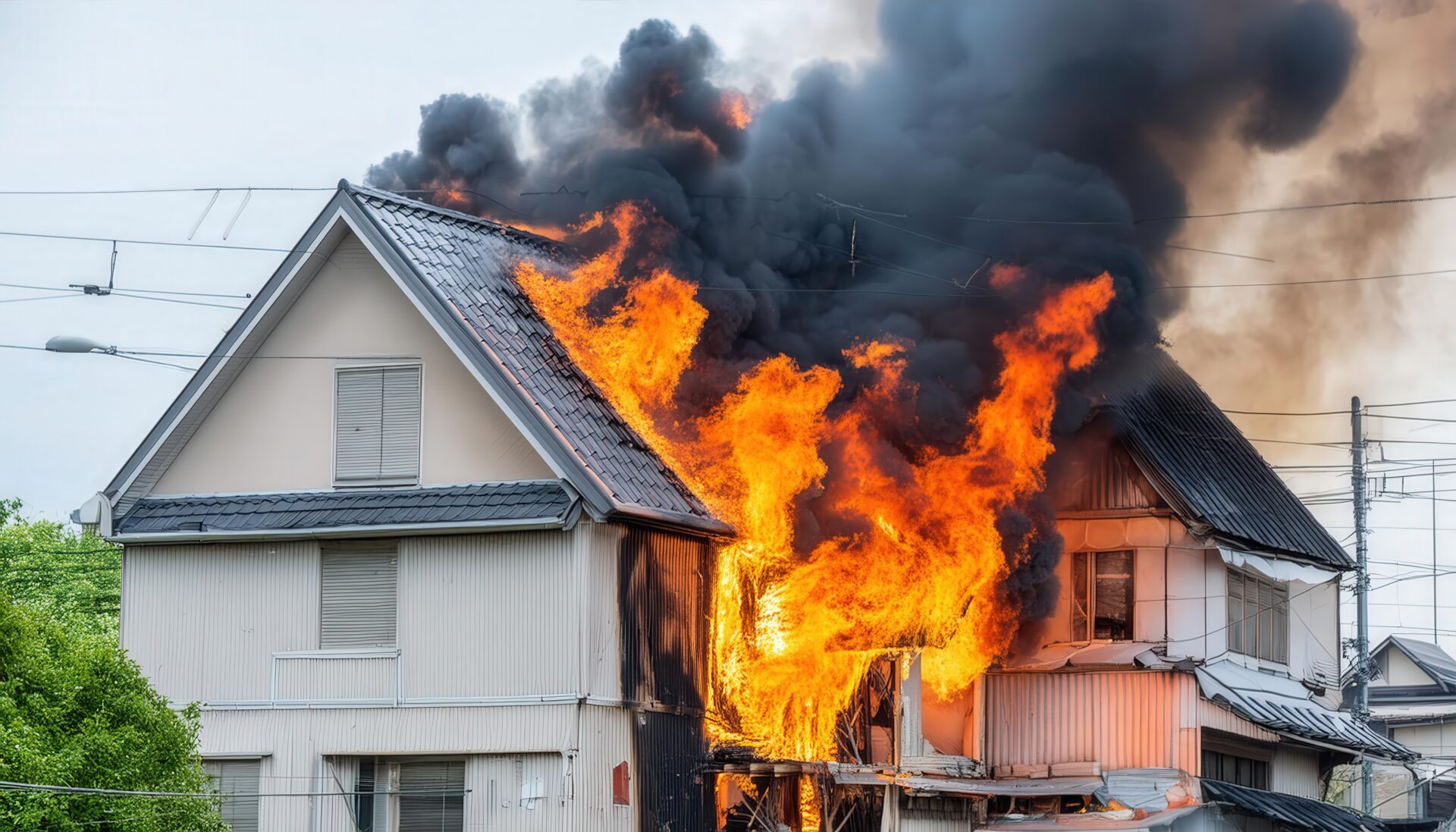 木造住宅の火災