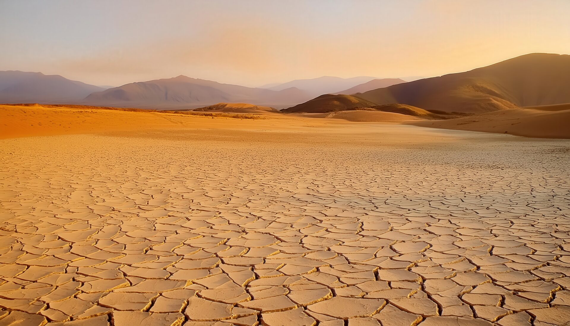 乾燥した砂丘の風景