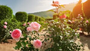 バラ咲くガーデン