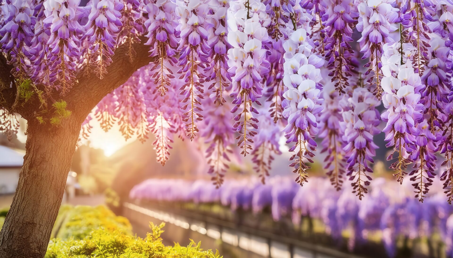藤棚と日本の風景
