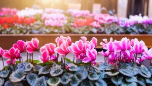 木漏れ日のシクラメン