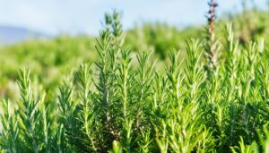 広がる草原のローズマリー