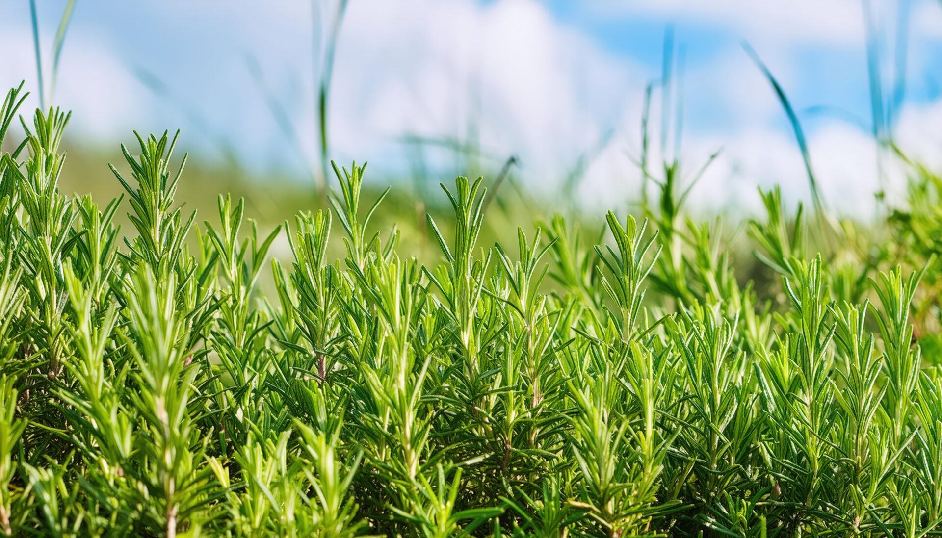 青空とローズマリー