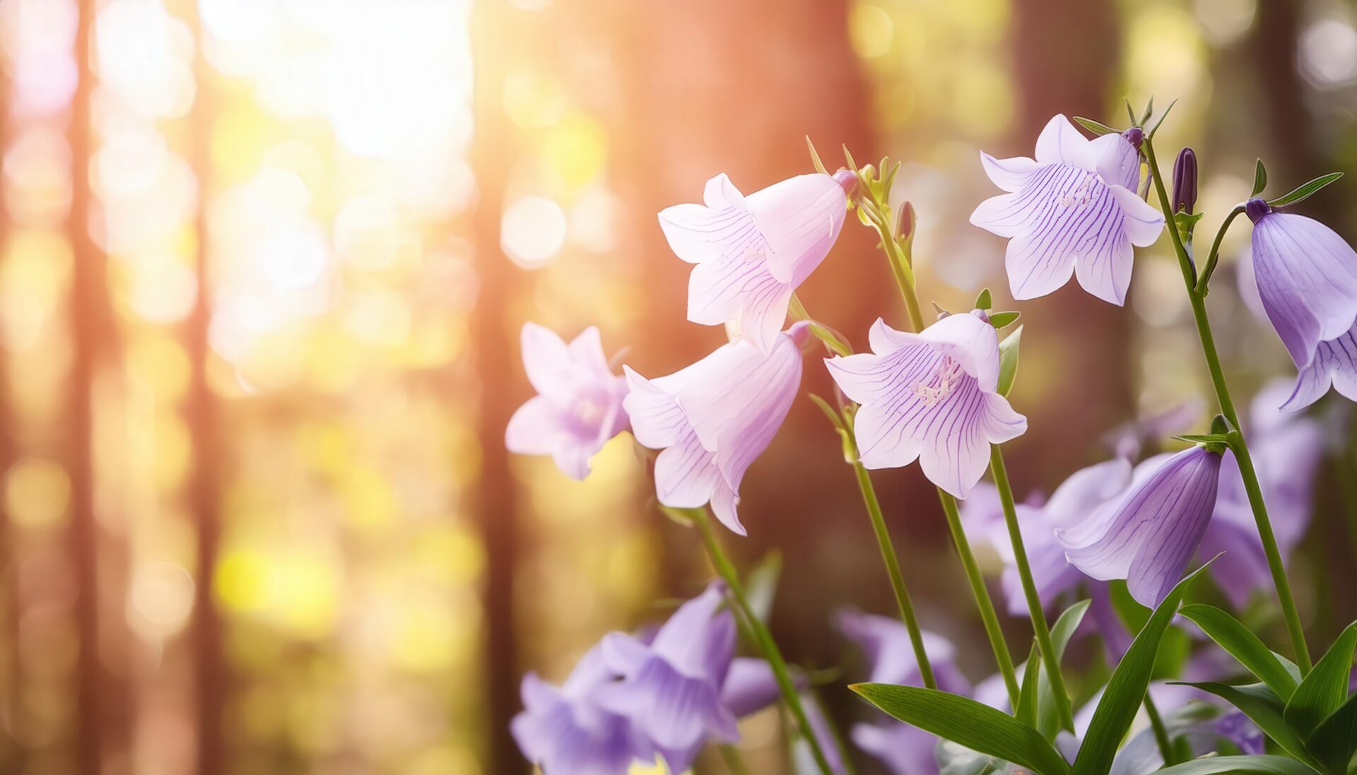 森の中のベルフラワー