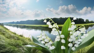 川辺のスズラン