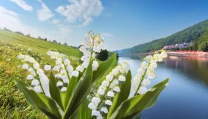 青空とスズラン