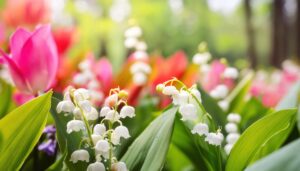 鈴蘭とチューリップ