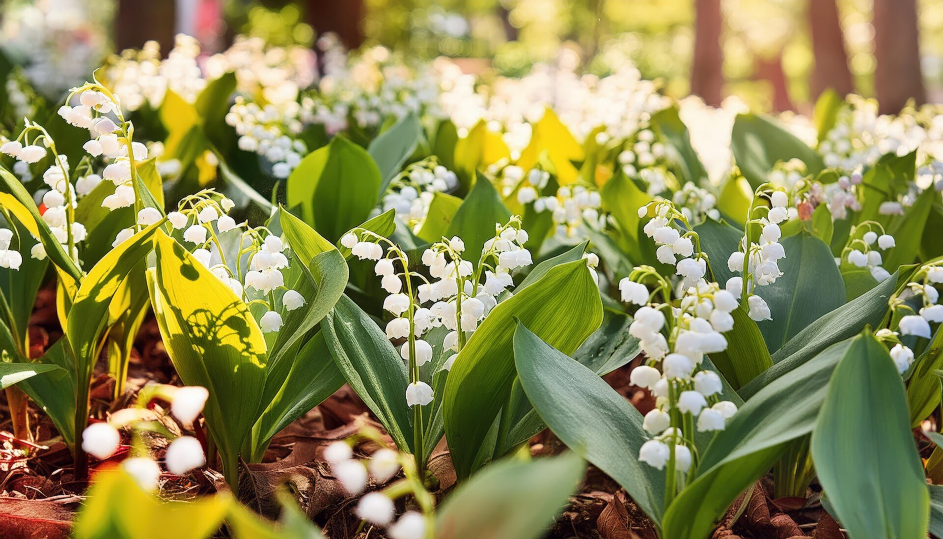 木漏れ日の鈴蘭