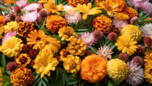 華やかな花のコレクション