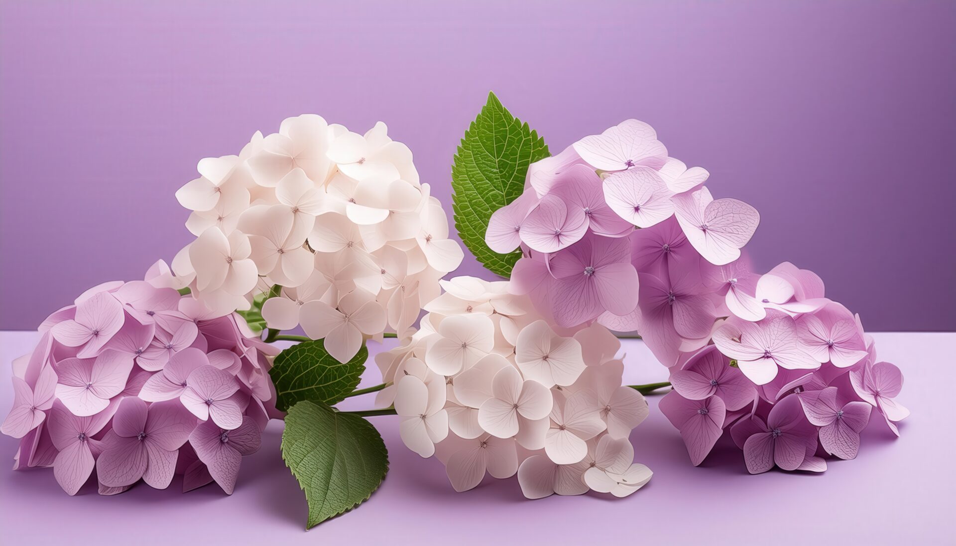 紫陽花のフラットレイ2