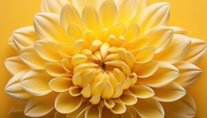 菊の花芯の接写