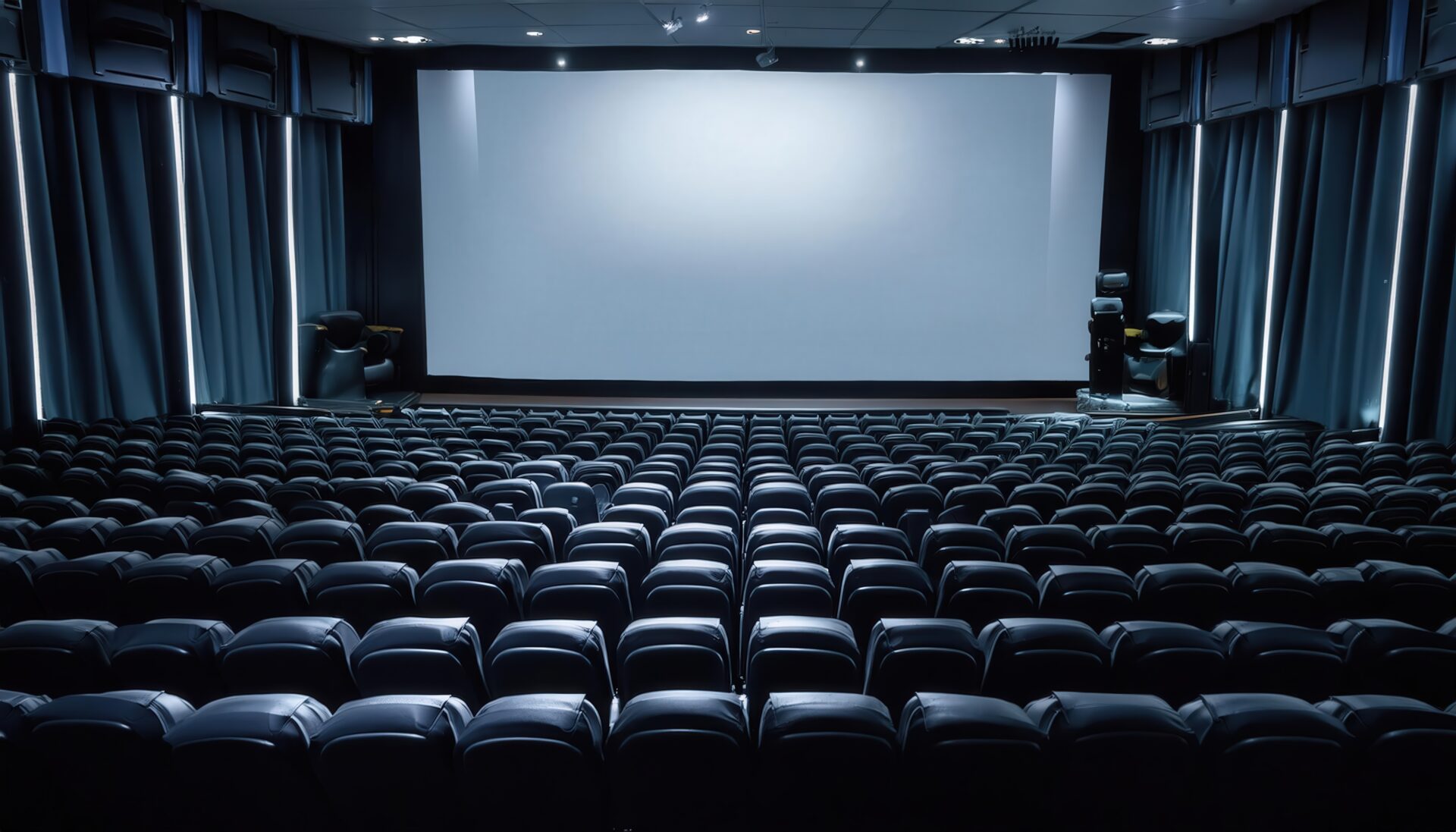 映画上映前の劇場