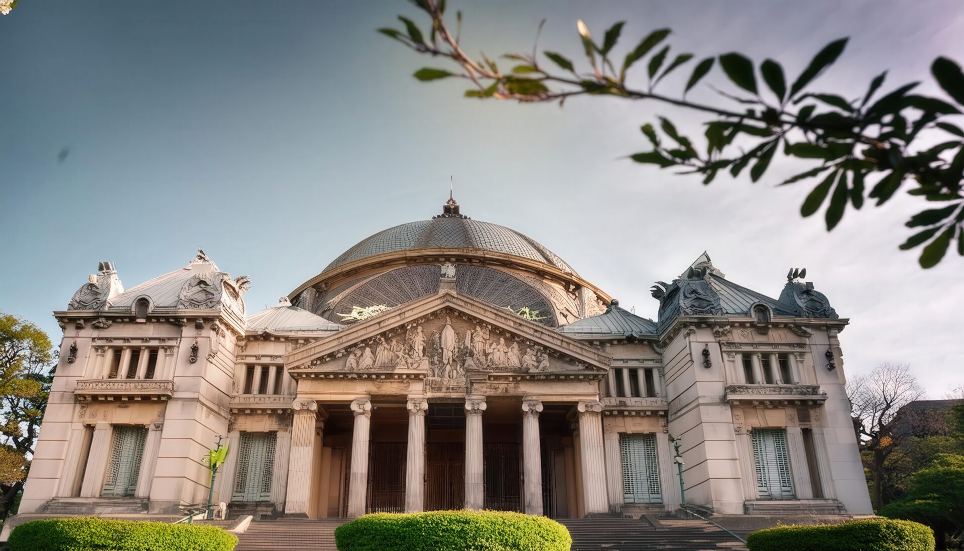 ドーム屋根の歴史的劇場