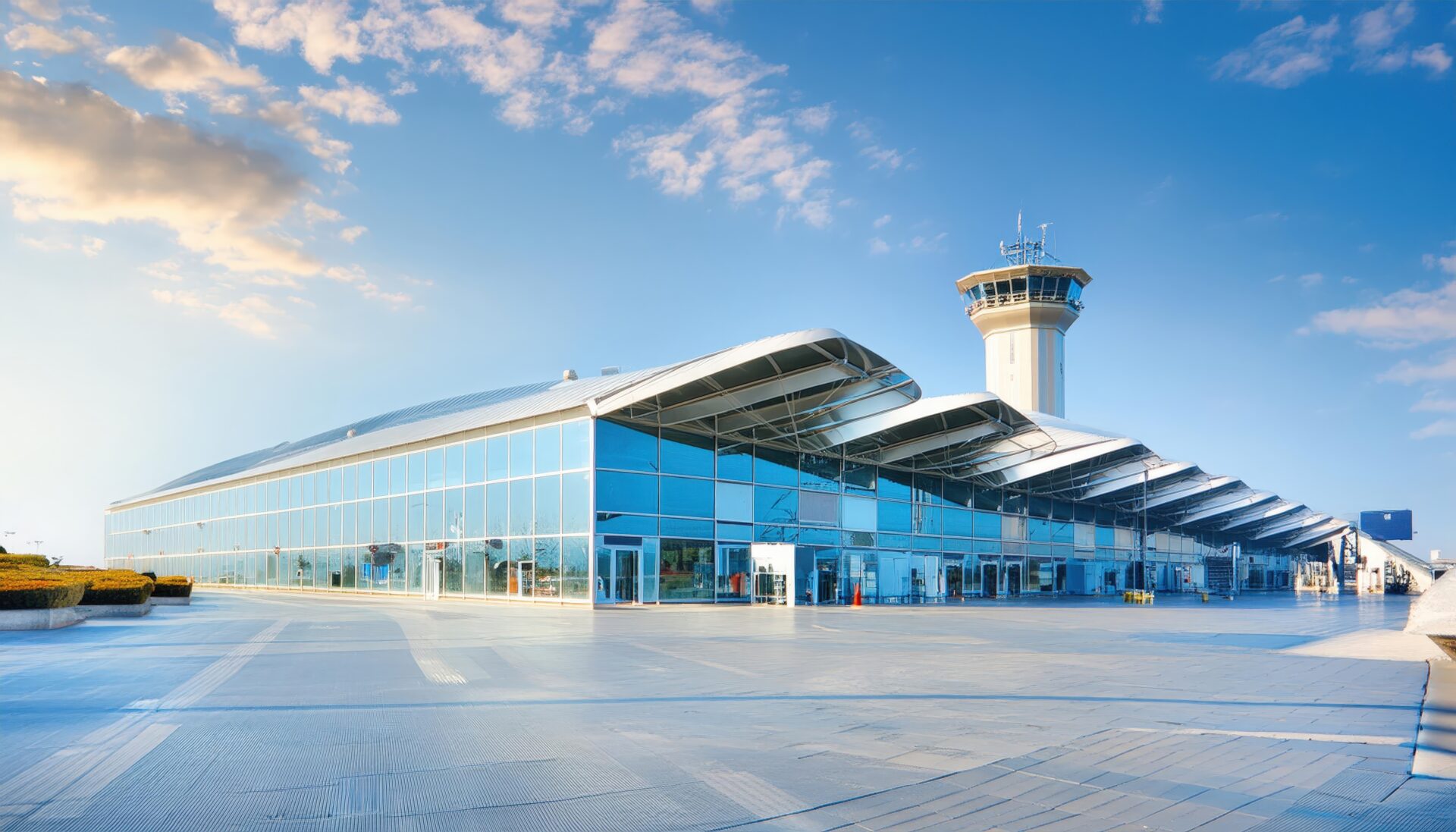 管制塔付き空港ビル