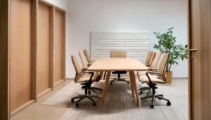 ナチュラルテイストの会議室