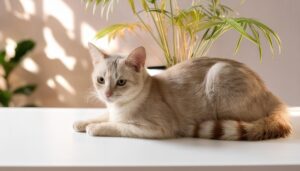 日差しと猫の横顔