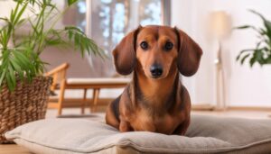 ナチュラルインテリアとダックスフンド