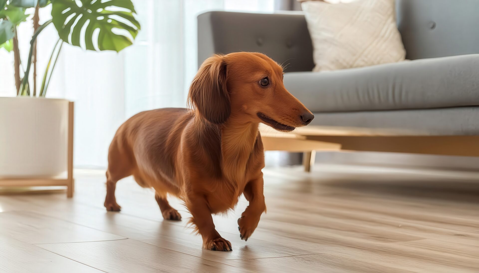 ナチュラルリビングのダックスフンド