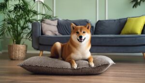 グリーンの部屋の柴犬