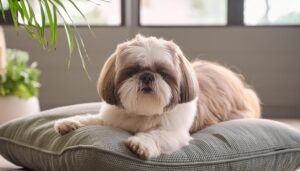 のんびりくつろぐシーズー