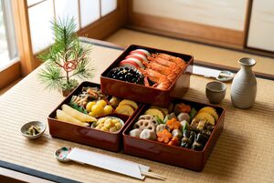 重箱に詰めたおせち料理