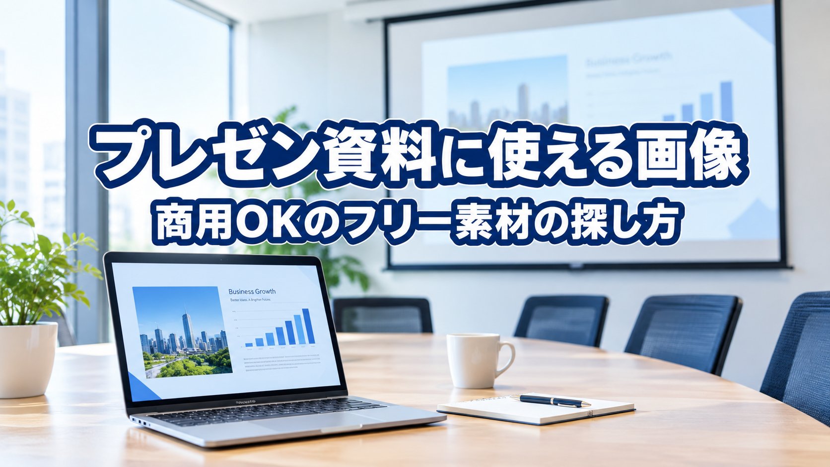プレゼン資料に使える画像のフリー素材｜商用OKで探すコツと役割別の選び方