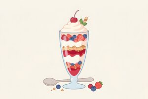 パフェのイラスト